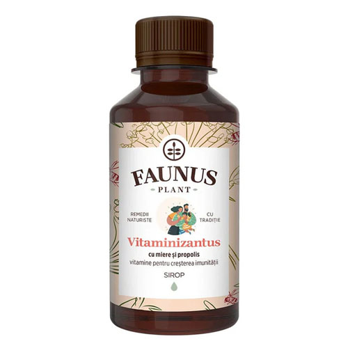 Sirop Vitaminizantus cu Miere si Propolis 200ml, Faunus Plant